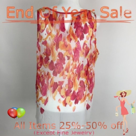 Liz Claiborne Tops - Liz Claiborne Multi Color Top Size L